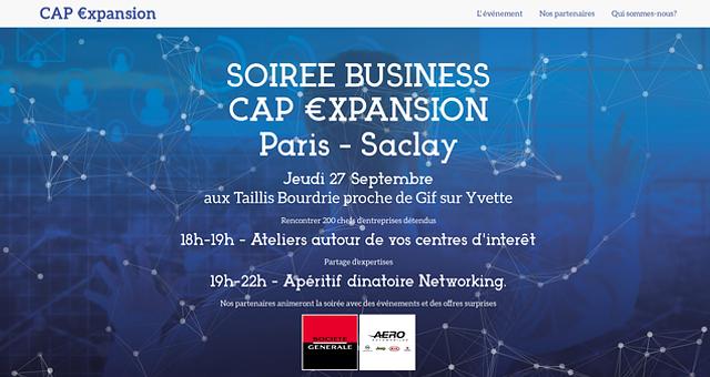 Site web: organiser un événement business par philpython