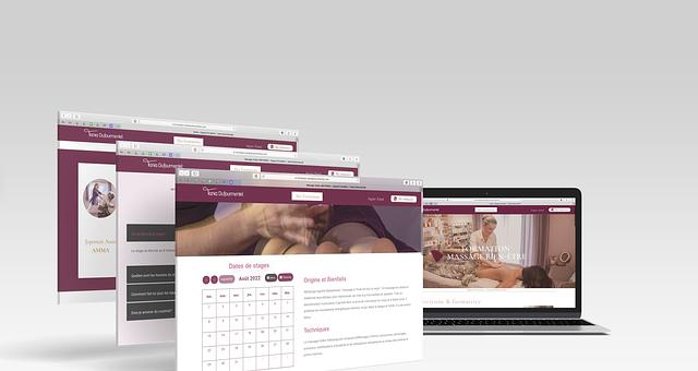 Site web pour institut / SPA de massages par Herman Hinojosa