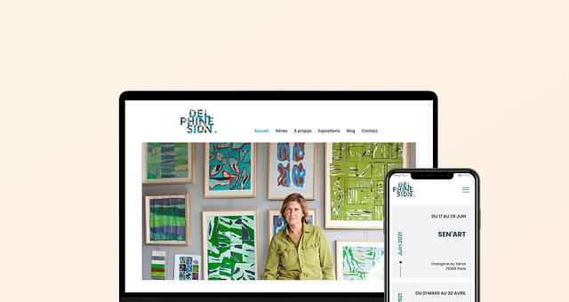 Site vitrine - Artiste plasticienne par eugenieco