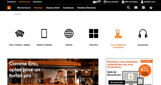 Boutique Orange par Cyrille Corbin