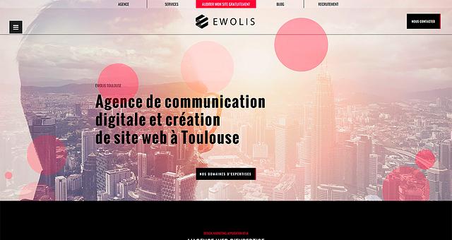 Site internet de l'agence par Ewolis_sarl