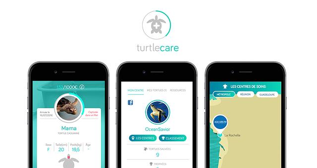 Design application mobile par Amandine Curien
