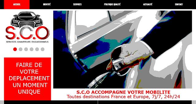 Création / référencement site transport personnes par Siteweb Say