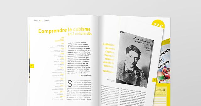 Création graphique l magazine d'art par Allison Rottini