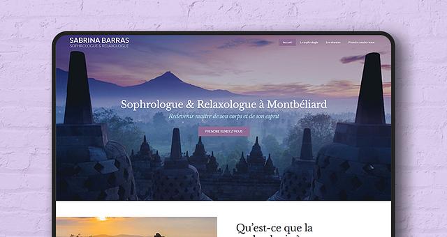 Création de site vitrine par Camille Mollier