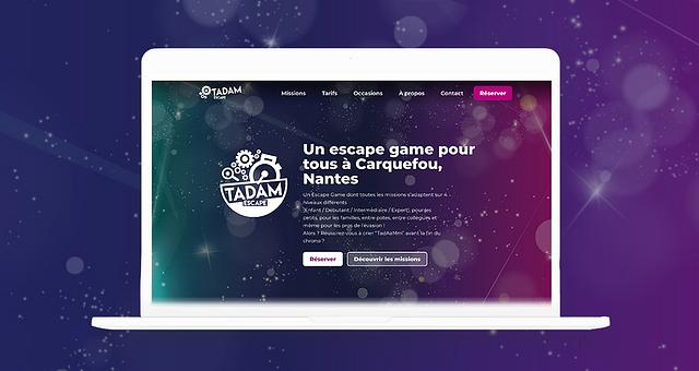 Site Escape Game WordPress par Adrien Huchet