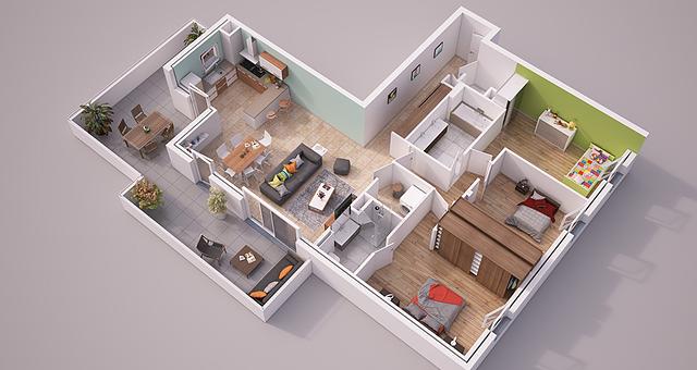 Plan de vente 3D premium par Maro Maso