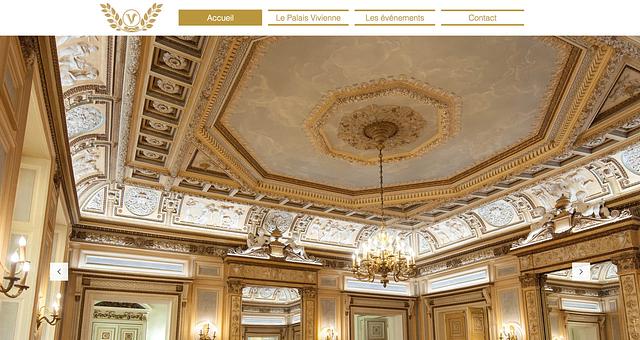 Création Site internet - Palais Vivienne par SarahCht