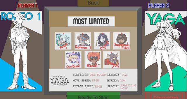 Jeux de combats platform par Gueshly Masson