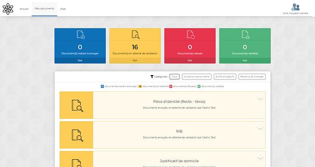Espace client par Théo Segard