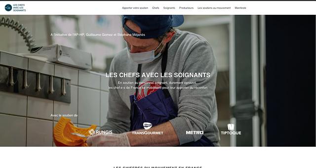 Site vitrine du mouvement leschefaveclessoignants par carlre606