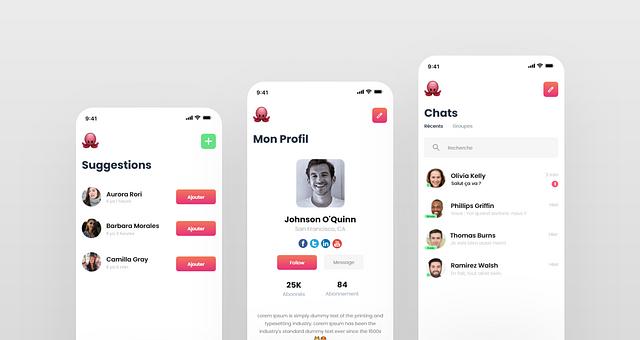 Octopus - Messenger App par Khouloud_97