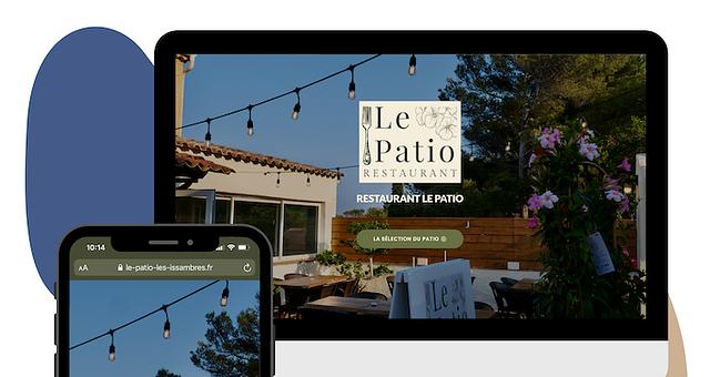 Site web Le Patio  par Tom Guastapaglia