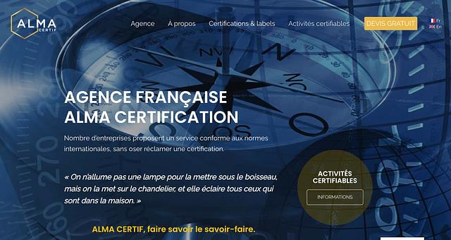 Création d'un site vitrine par Sandrine Moueza