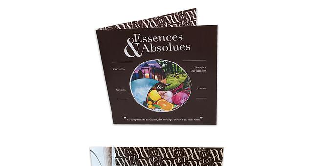 Support de communication pour parfumeur par KatDesign