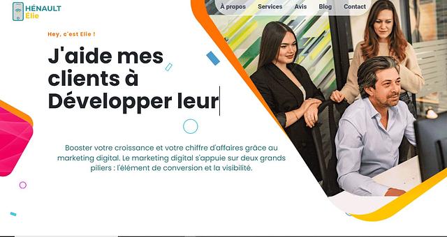 Site vitrine agence par Jawad Ahmindache