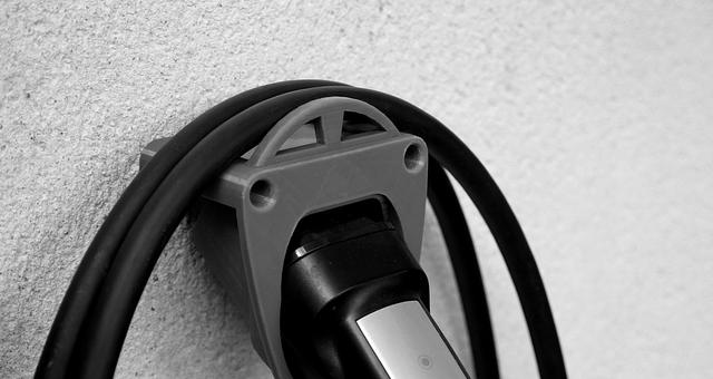 Support 3D connecteur de Charge T2 Tesla par David Cuignet