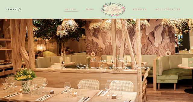 Création de site Internet / Restauration par Matthieu Humez