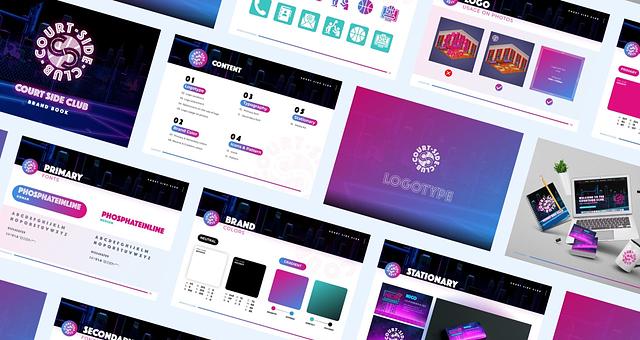 Court Side Club | Identité visuelle par Emma Maignien