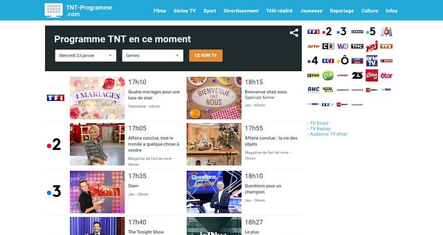 Chef de projet du site Tnt-programme par Aurélien Sacaze