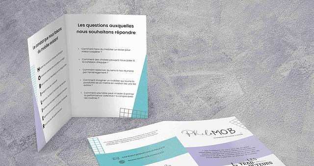 Réalisation d'un dépliant par Agence_Khairo