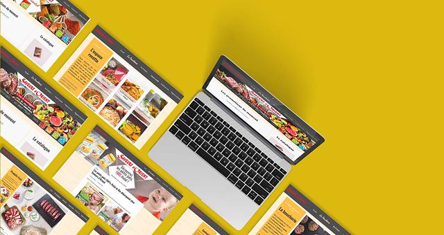 Développement du site internet de Saveurs d'Orient par Pierre-Louis Cosson