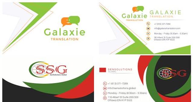 Carte de visite par langotex.ca