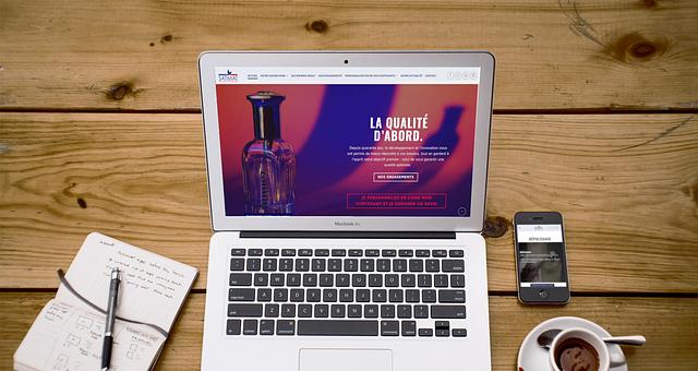 Refonte site web Satimat par Arnaud Boutigny