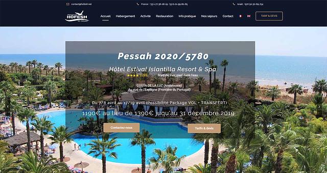 Site internet vitrine hofesh.fr par engie_soft