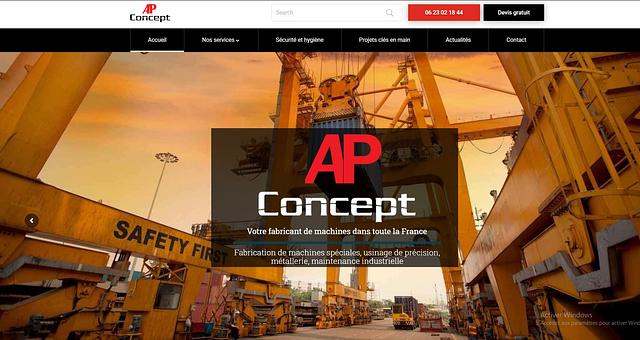 Création site vitrine Wordpress par HSW