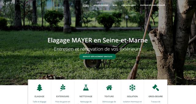 Site vitrine par Christophe Demonteaux