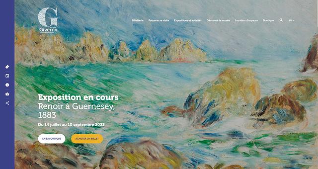 Site web Musée Des Impressionnismes Giverny par David Felix-Faure