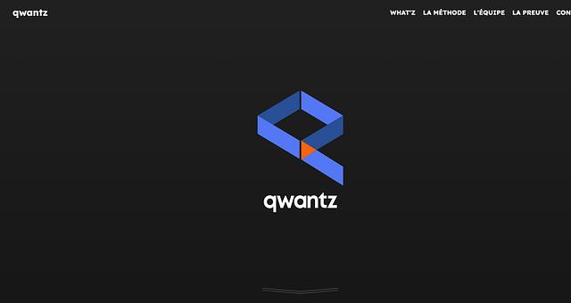 Site internet Qwantz par Renaud Motte
