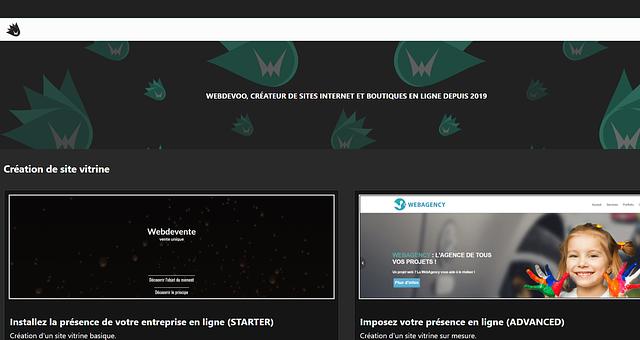 Webdevoo par Valérian Dufrène