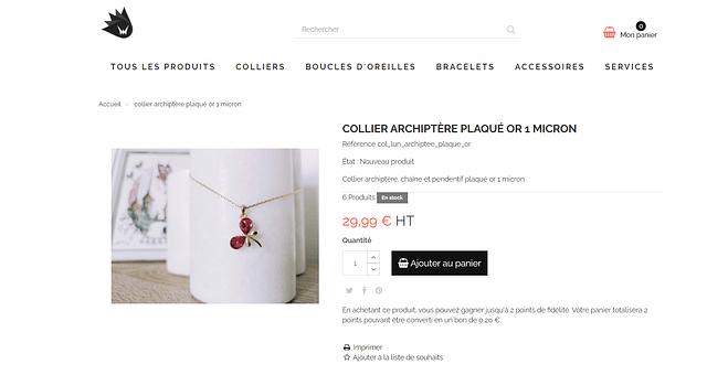 Webdevoo E-shop par Valérian Dufrène