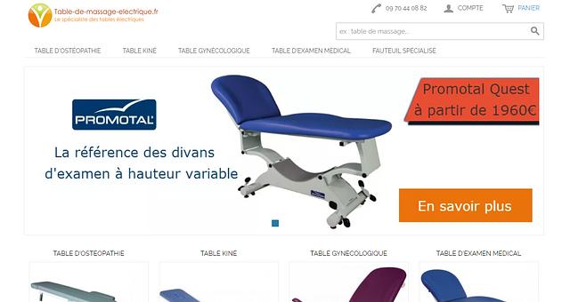 http://table-de-massage-electrique.fr/ (Magento) par Guillaume Ziegler