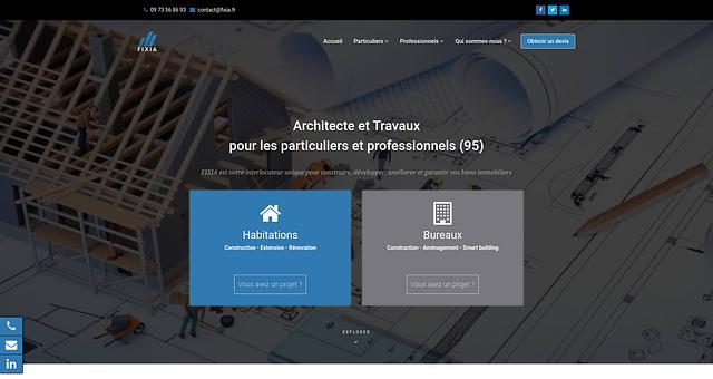 Création du site FIXIA par JulienBrasart