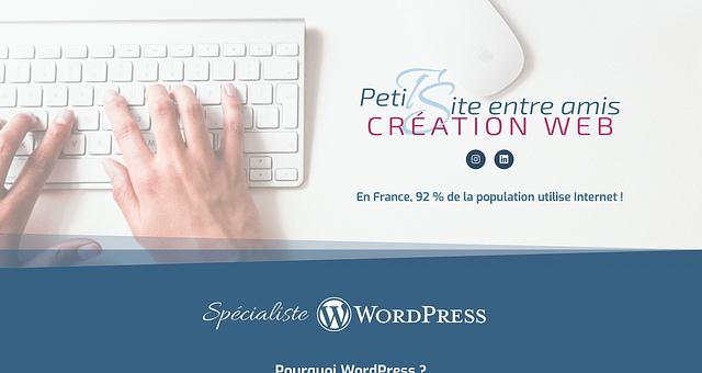 Création d'un Site internet WordPress par Thomas Scholving