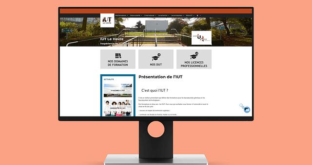 Site web IUT le Havre par Alexis Petit