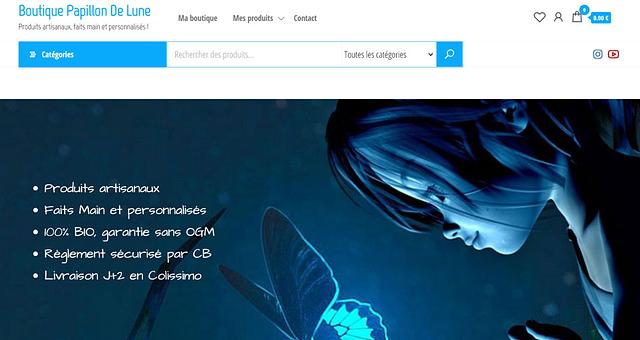 Boutique Papillon de Lune par Yvan Guillou