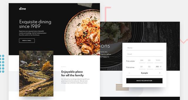 Site vitrine de restaurant  par am_dev