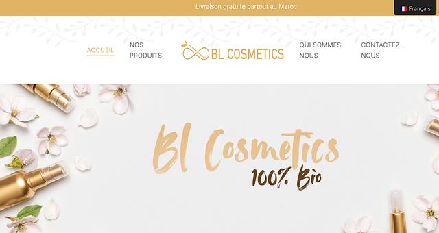 Site E-commerce : bl-Cosmetics par novazone