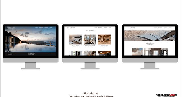 Denis Autefault - Site Vitrine par Benjamin Rougier