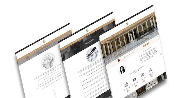 Création Site Internet Maître Laure Atias par Florian Marne