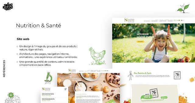 Refonte du site web nutritionetsante.com par Cédric Neveu
