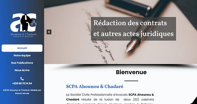 Site Web de présentation  par Waouhmonde