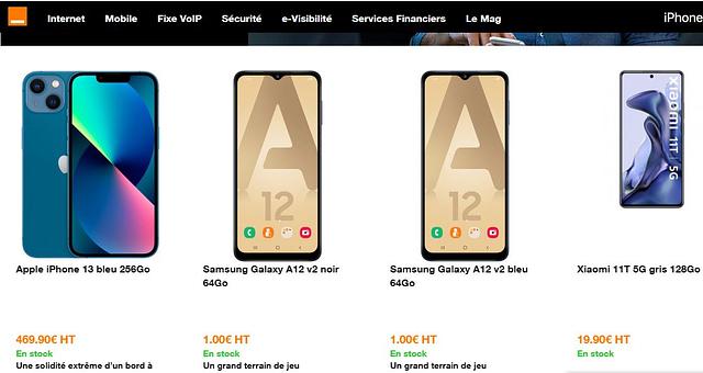 Responsive sur le site d’Orange pro par Claude Erick Rakotoarisoa