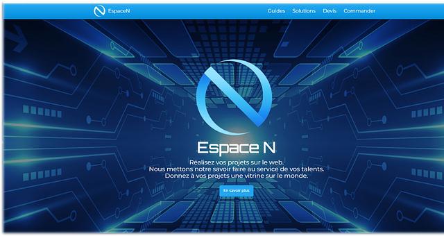Site de l'entreprise par EspaceN