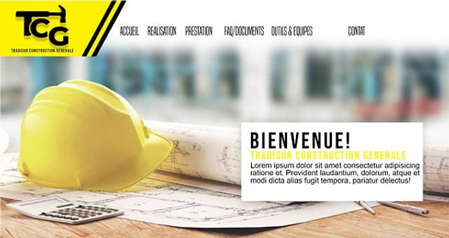 Création Site web entreprise BTP par tata_ezrard
