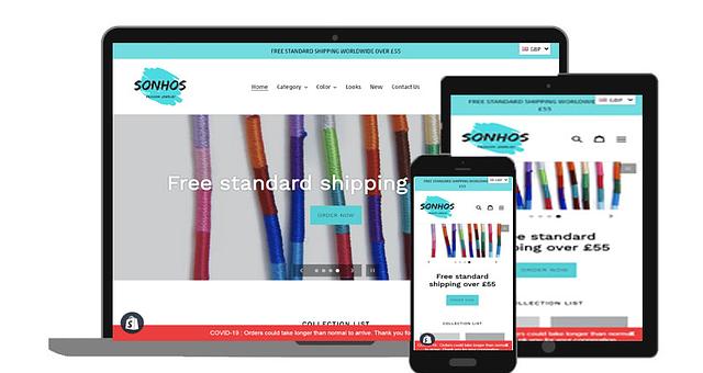 Sonhos Management - Site E-Commerce Shopify par digitalwebmarketing